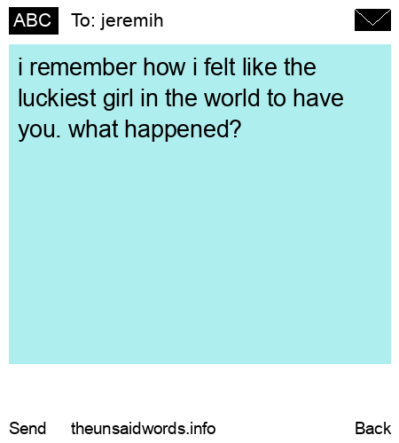 unsent message to jeremih