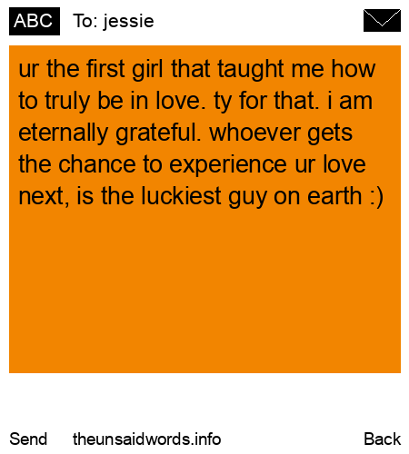 unsent message to jessie