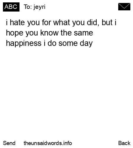 unsent message to jeyri 