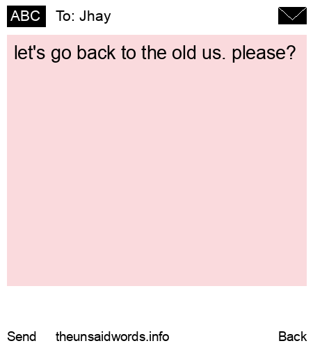 unsent message to Jhay