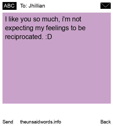 unsent message to Jhillian