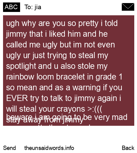 unsent message to jia