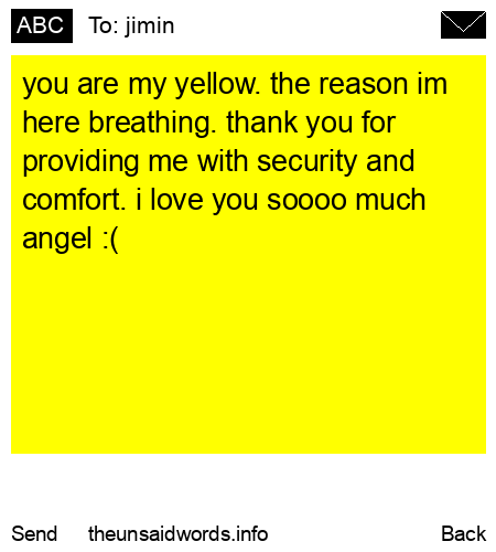 unsent message to jimin