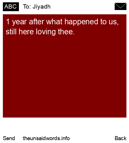 unsent message to Jiyadh