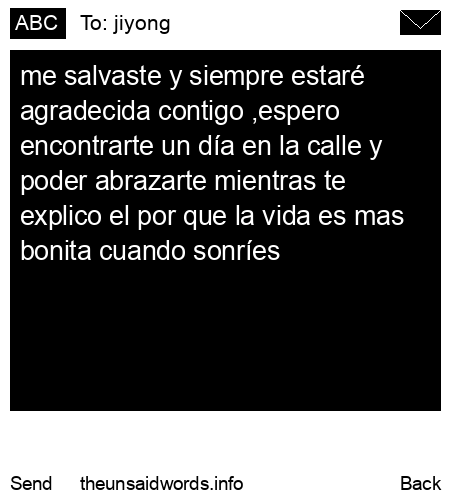 unsent message to jiyong