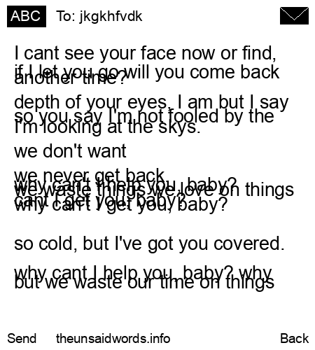 unsent message to jkgkhfvdk