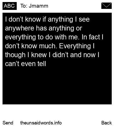 unsent message to Jmamm