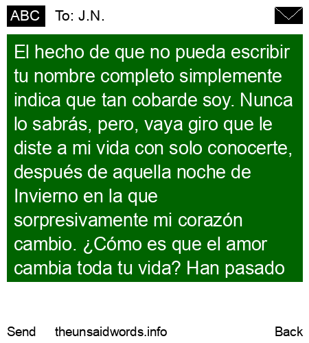 unsent message to J.N.