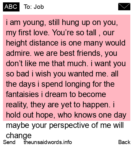 unsent message to Job