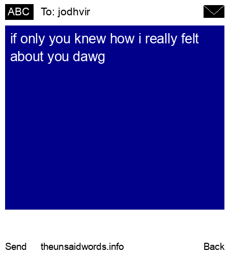 unsent message to jodhvir