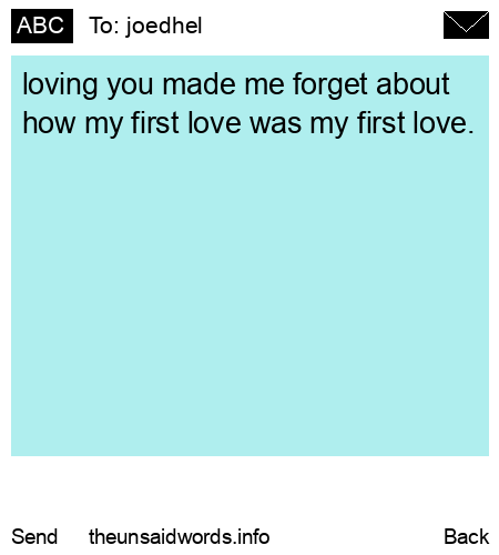 unsent message to joedhel