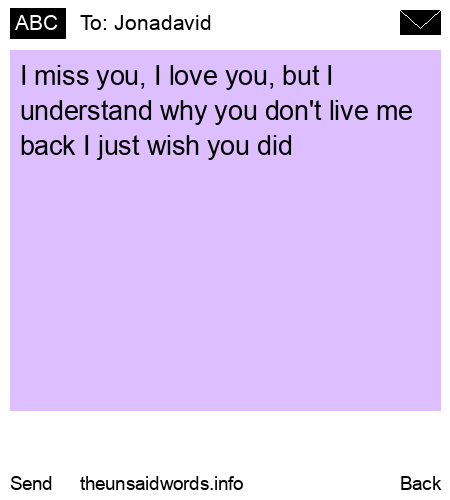 unsent message to Jonadavid 