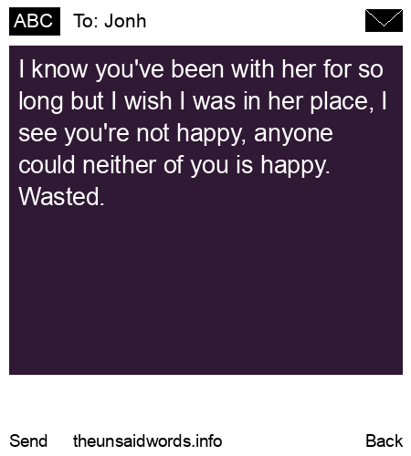 unsent message to Jonh