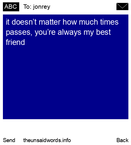unsent message to jonrey