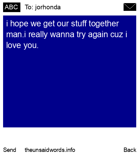 unsent message to jorhonda