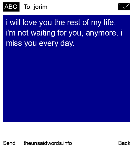 unsent message to jorim