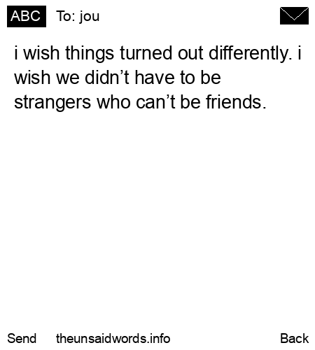 unsent message to jou