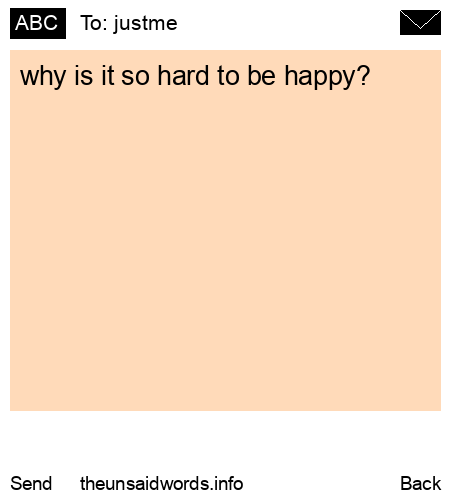 unsent message to justme