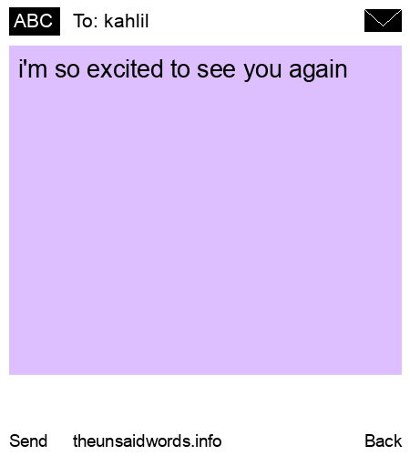 unsent message to kahlil