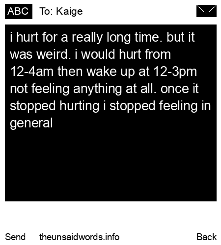unsent message to Kaige