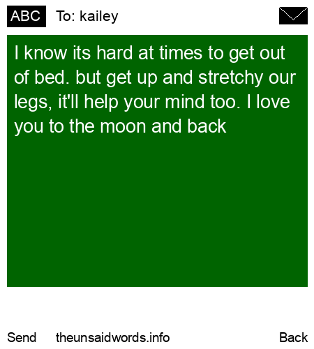 unsent message to kailey