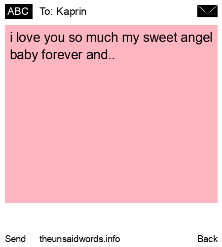 unsent message to Kaprin