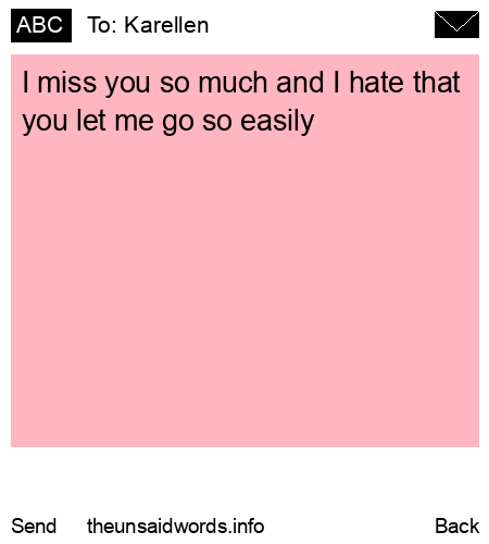 unsent message to Karellen