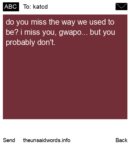 unsent message to katcd