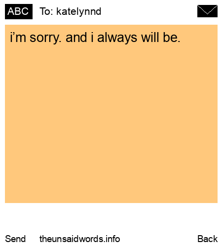 unsent message to katelynnd