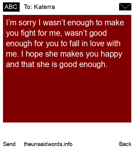 unsent message to Katerra