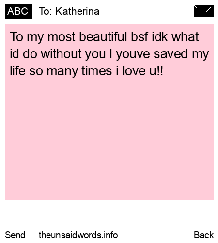 unsent message to Katherina 