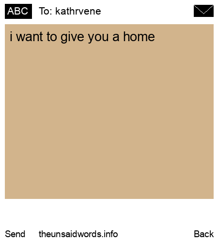 unsent message to kathrvene