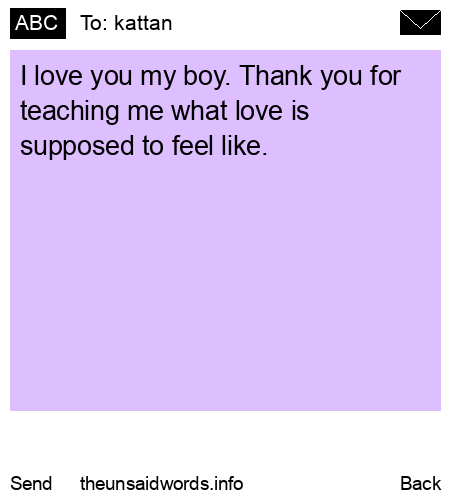 unsent message to kattan 