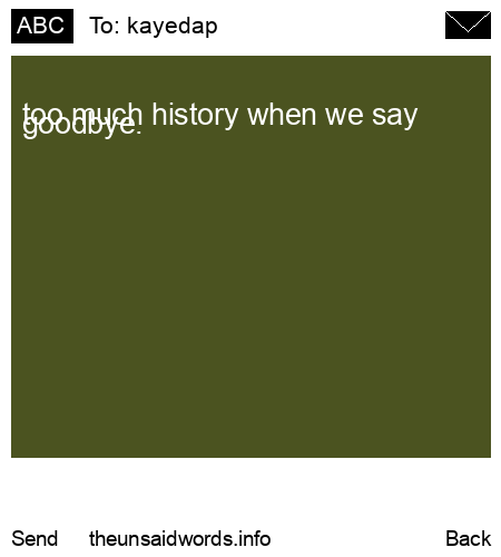 unsent message to kayedap
