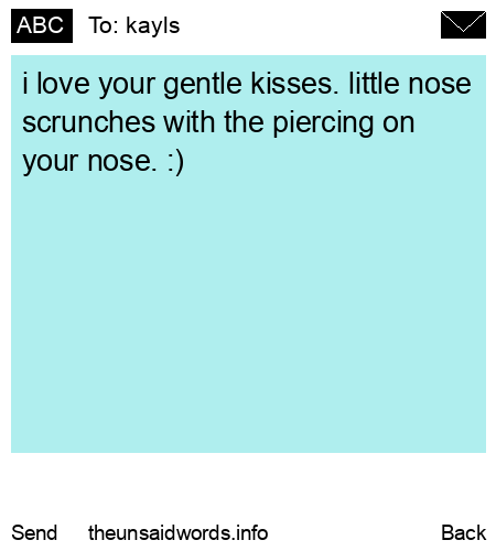 unsent message to kayls 