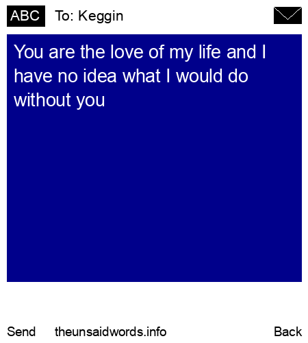 unsent message to Keggin 