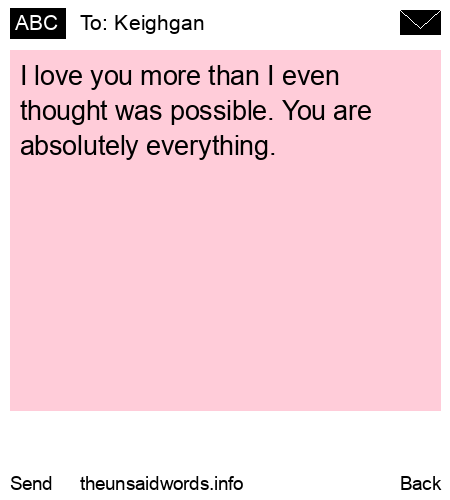 unsent message to Keighgan