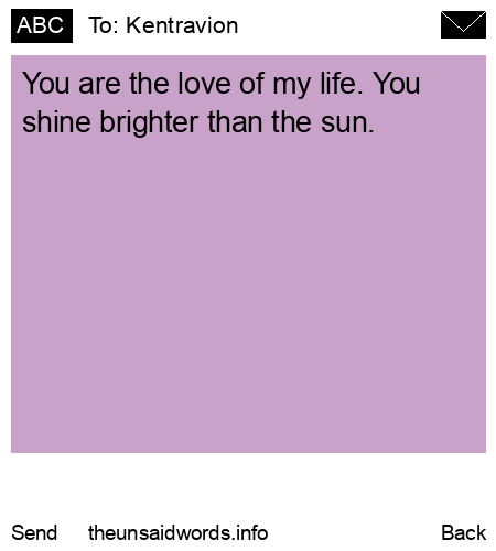 unsent message to Kentravion 