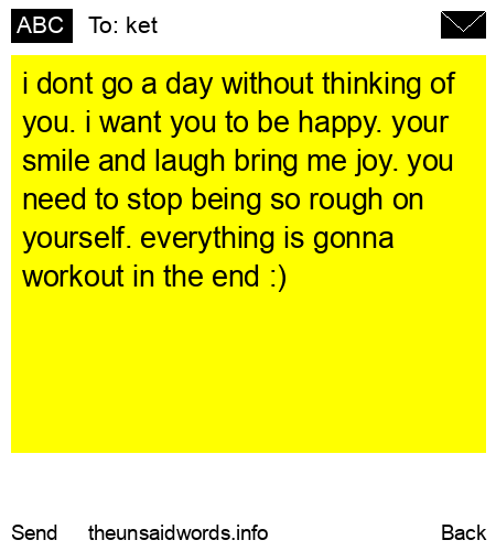unsent message to ket