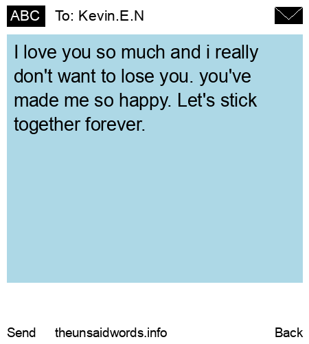 unsent message to Kevin.E.N