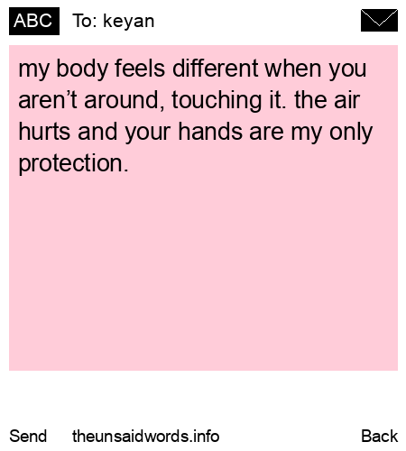 unsent message to keyan