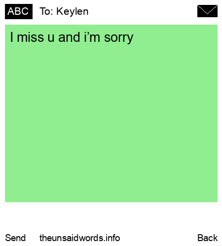 unsent message to Keylen