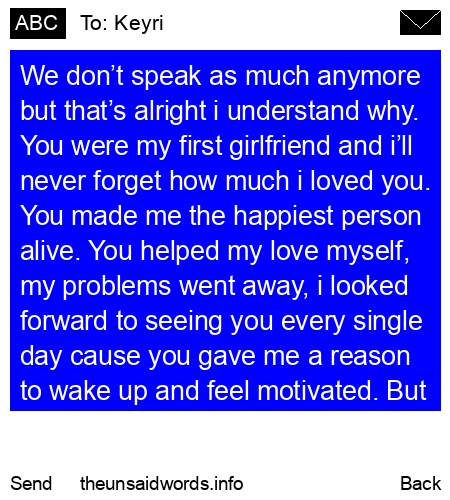 unsent message to Keyri