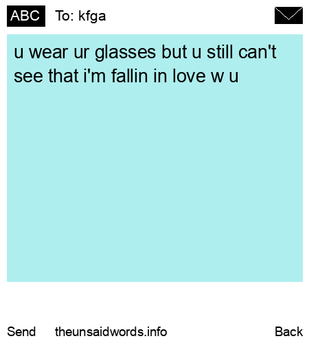 unsent message to kfga