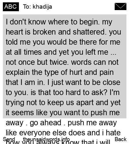 unsent message to khadija