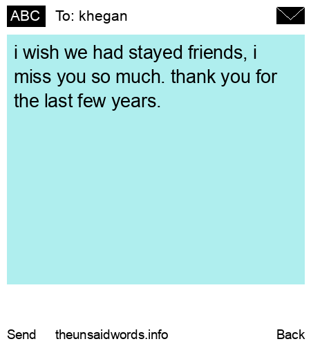 unsent message to khegan