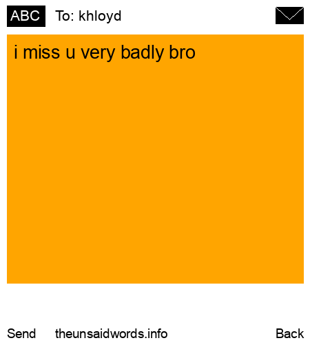 unsent message to khloyd