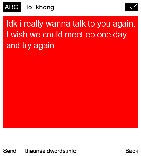 unsent message to khong