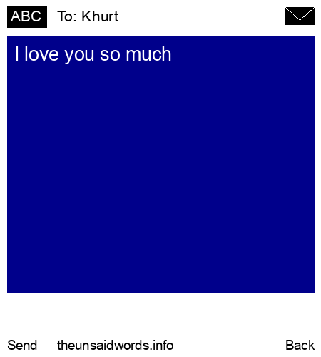 unsent message to Khurt