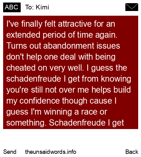 unsent message to Kimi